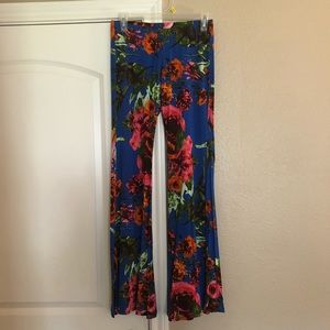 Michael Lauren flare leg jersey pant, S, EUC